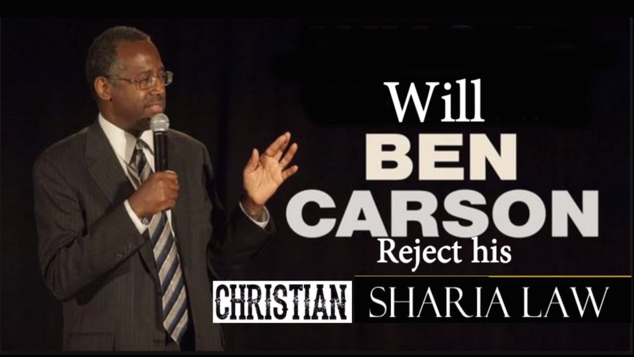 Ben Carson's Christian &ldquo;Sharia" on Homosexuality, Adultery, Women&rsquo;s rights and Apostasy.
Note: Our Intentions...