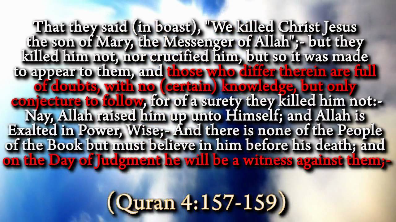 "This belief in Jesus, alaihi salam, dying for the sins of the world is pagan in origin, and contradicts the previous pass...