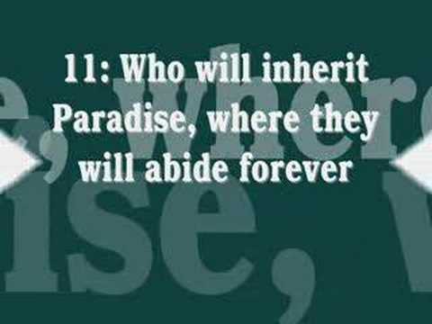 1. Successful indeed are the believers.
2. Those who offer their Salat (prayers) with all solemnity and full submissivenes...